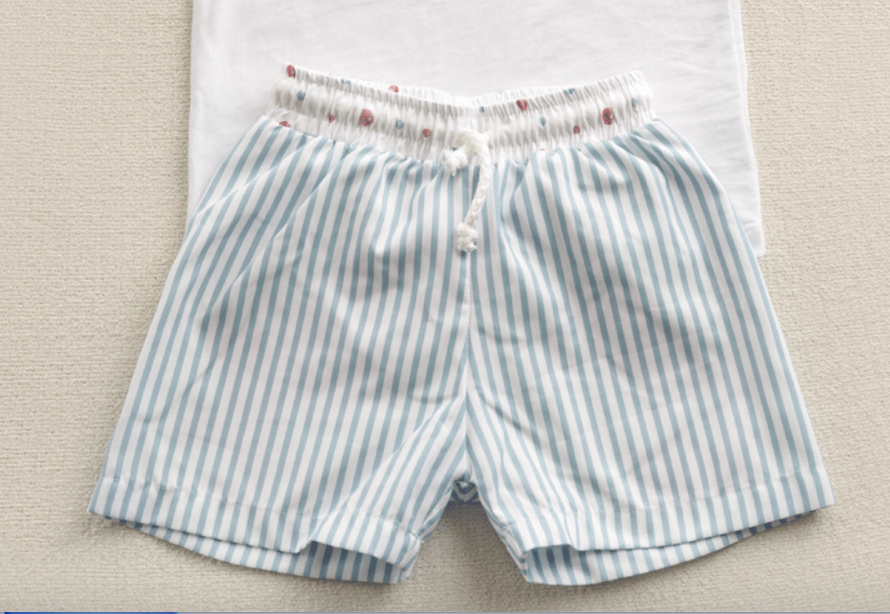 Meia Pata Boy's Stripe Trunks